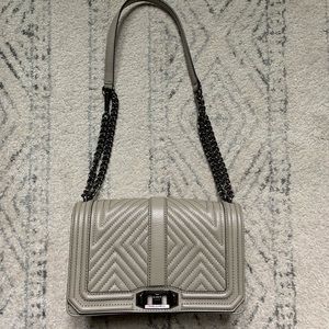 Rebecca Minkoff Chevron Love Quilted Crossbody